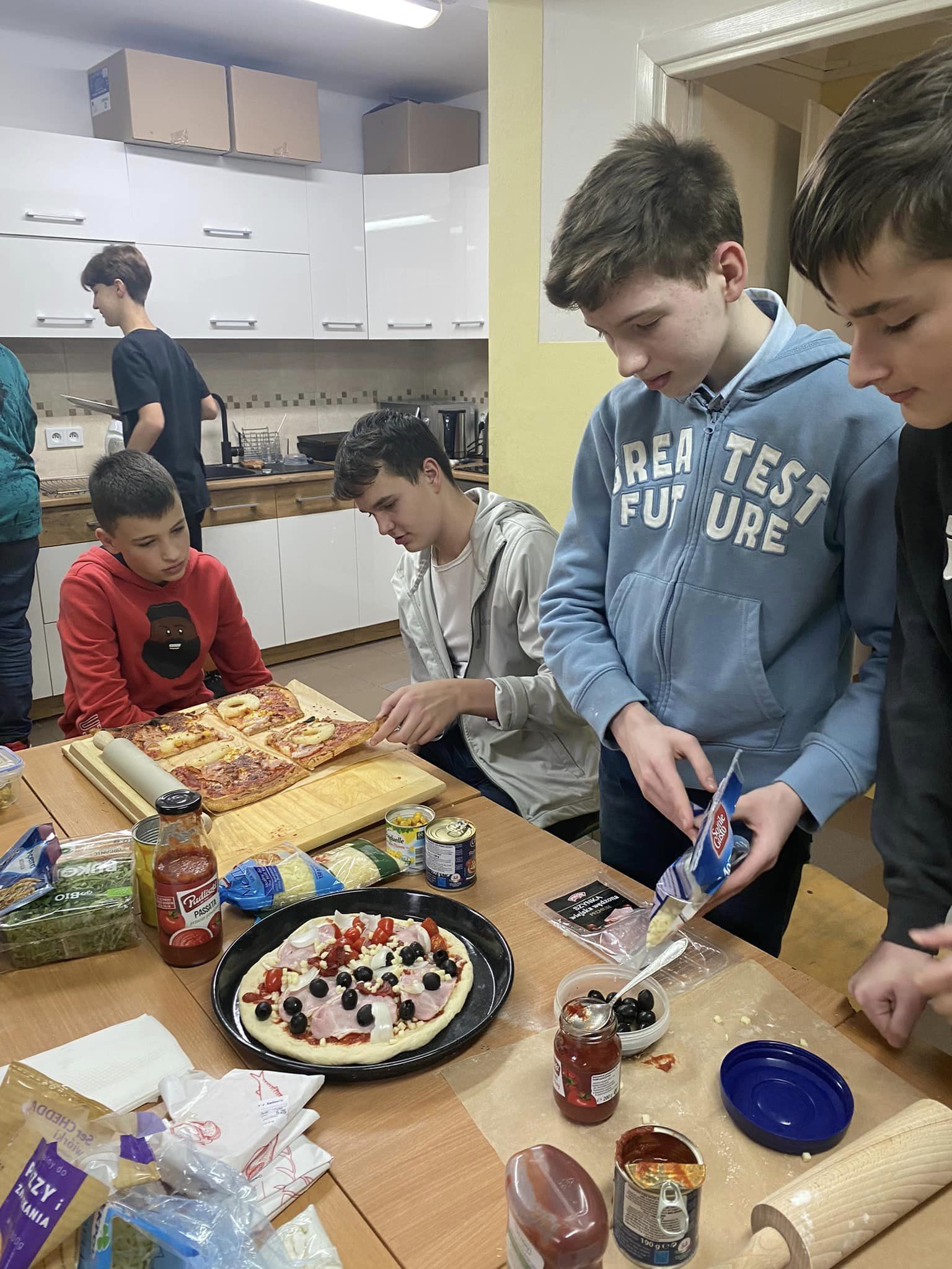 Pizza po angielsku w klasie 7