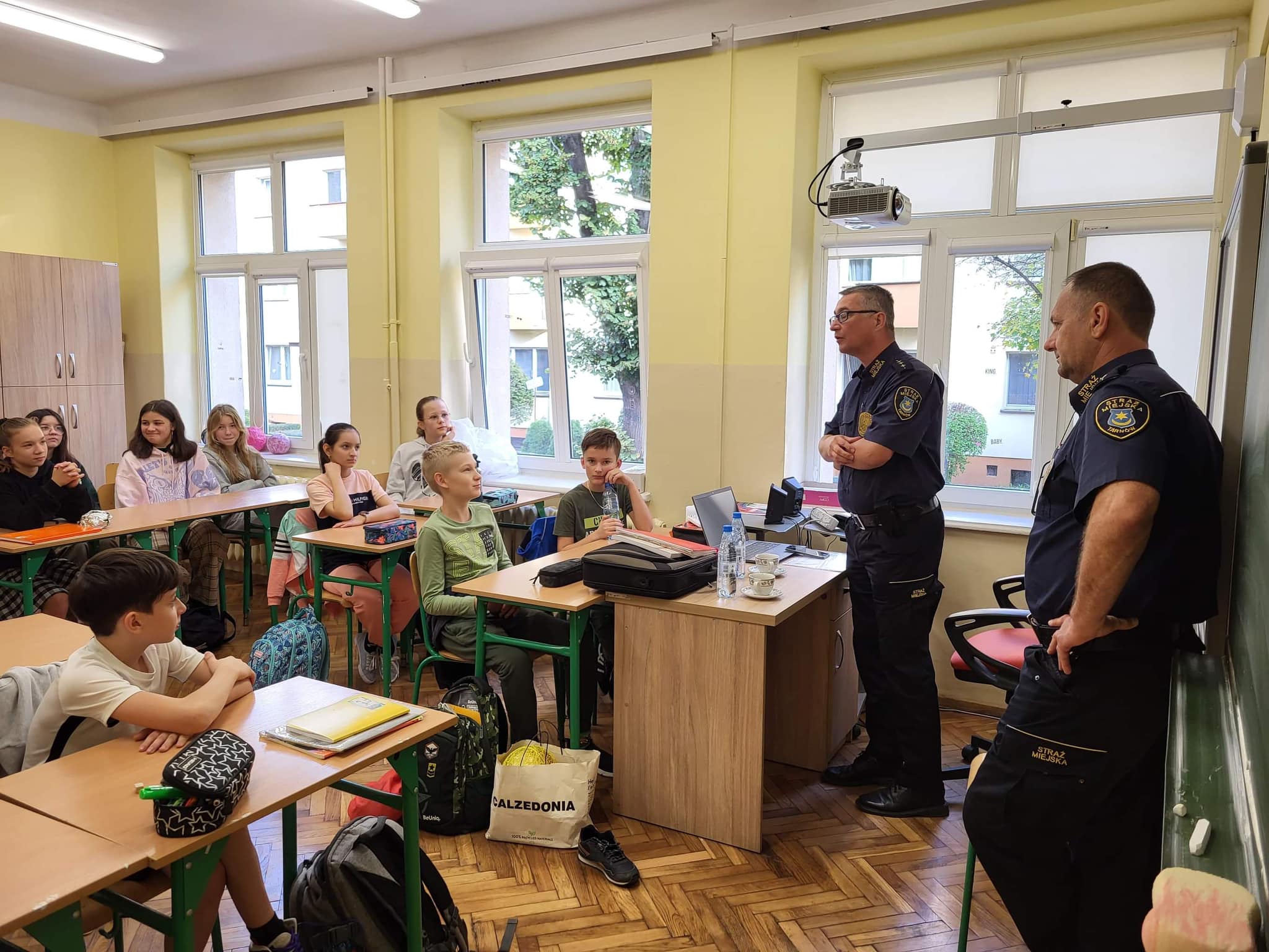 Cyberprzemoc - prelekcja straży miejskiej