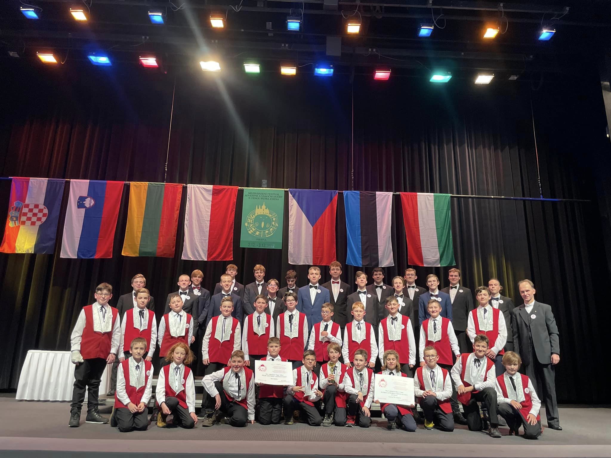 Srebro naszego ucznia w 30 Prague Advent and Christmas Choral Festival 2022